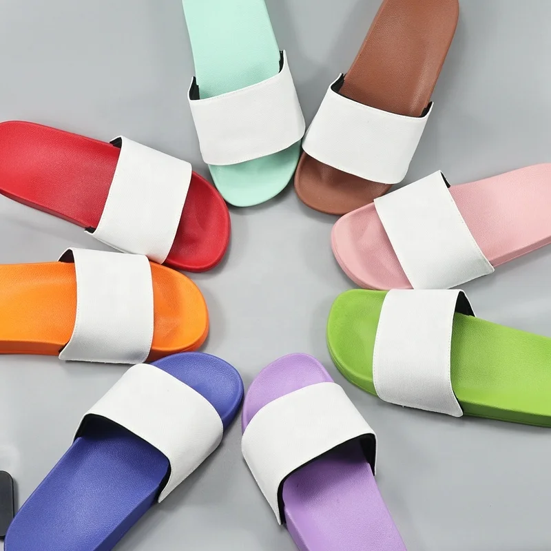 premium slipper sublimation manufacturer heat press custom blank sublimation slippers slides sandals footwear