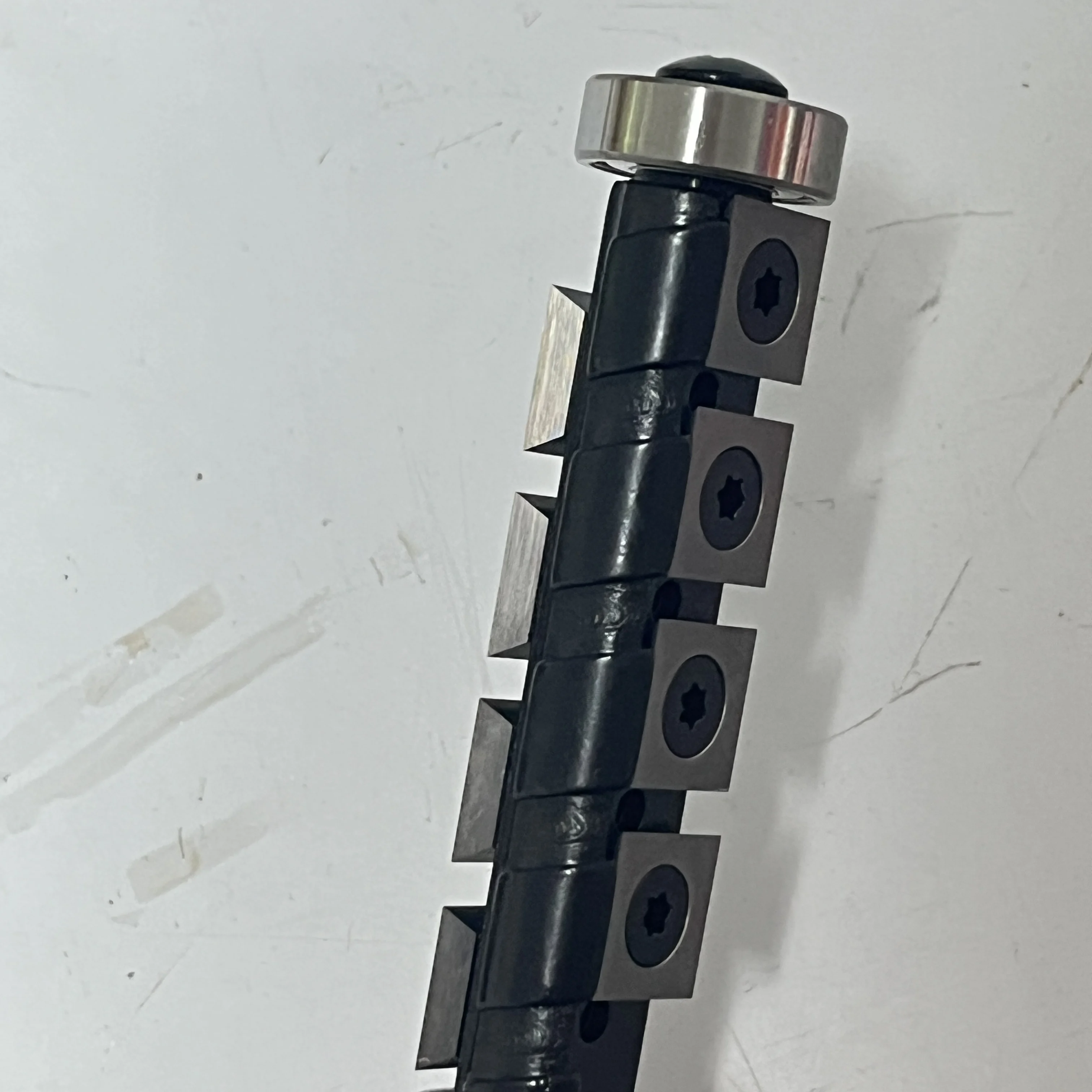 Shank 12.7x19x65 Double Shaft Repair Edge Cutter Woodworking Spoilboard Surfacing Router Cutters With Insert Knives