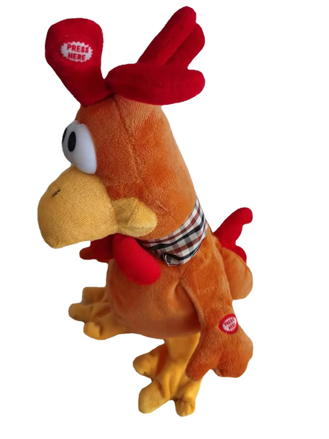 Wholesale Factory electric creative plush toys crazy chicken duck frog with sing and dance stuffed plush Doll