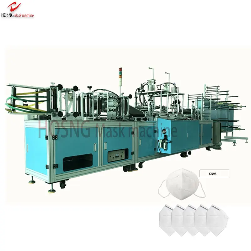 7 Days Fast Delivery Fully Automatic Medical Non Woven Fabric Kn95 Face M ask Making Machines Production Line