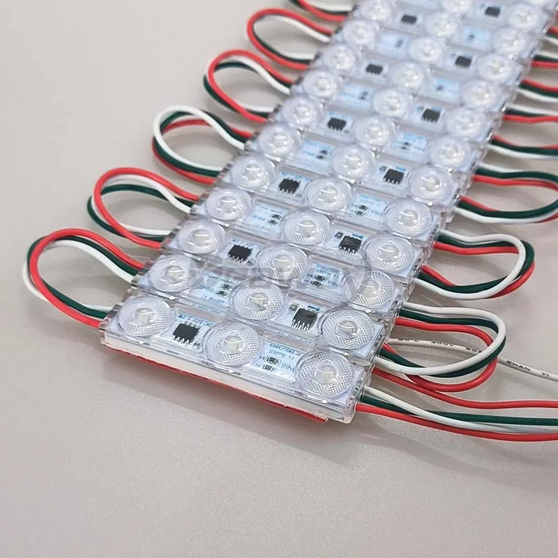 RGB  led module 12v 1.2W 3030 IP68 2811chip for Advertising Signs