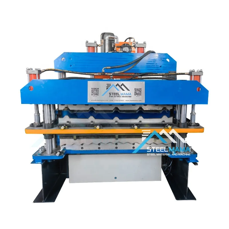Factory Customized 836 Corrugated And 840 TR5 IBR Tile Double Layer Steel Roofing Panel Roll Forming Machine
