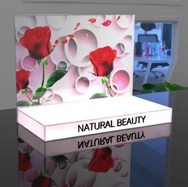 Factory Custom  Hot Sale Acrylic Cosmetics display Stand for shop