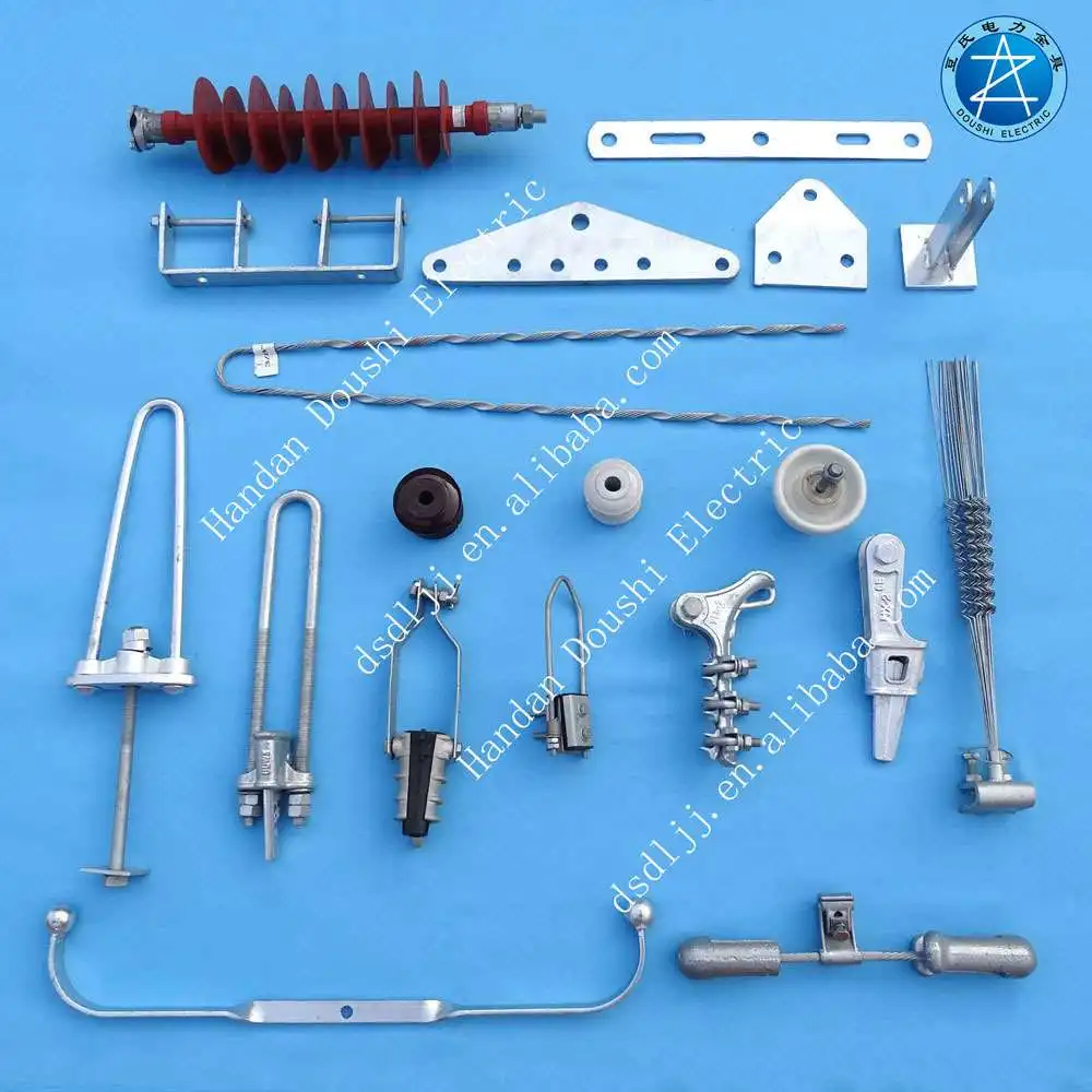hot dip galvanized insulator bracket d iron bracket pole bracket D-iron electrical fittings
