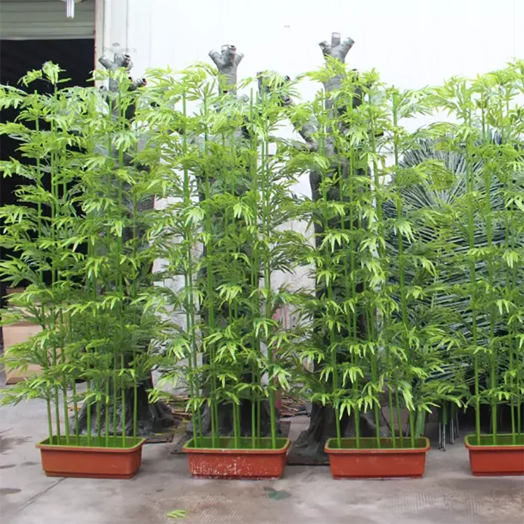 Outdoor Decorative Tall Plastic Faux Bamboo Plants for Sale