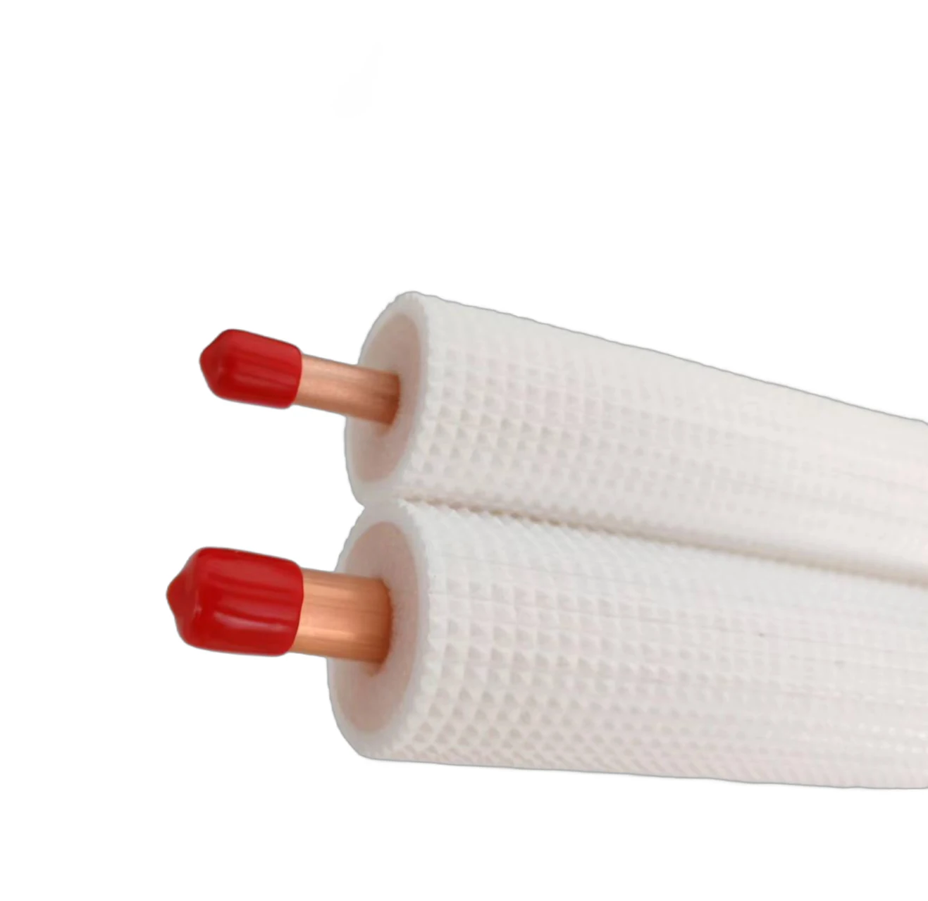 3/8 5/8 Ex-Price White PE Insulation 9.52mm Copper Line Set Insulated copper tubing HVAC line sets connecting pipe for ac