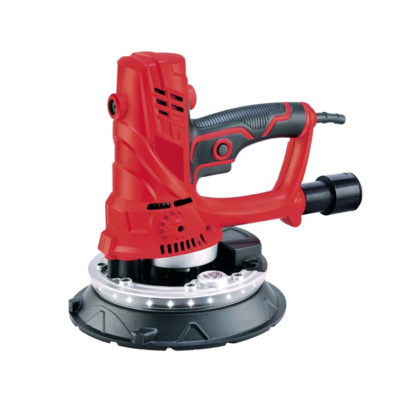 Electric Random Orbital Drywall Sander Portable Plaster Smoothing Machine Power Tools Wall Grinding Machine with LED Lights