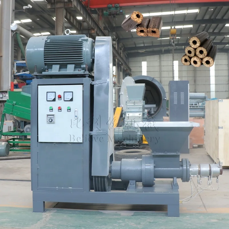 Hot sale sawdust making machine prices small briquette machine biomass briquette extruder machines wood sawdust