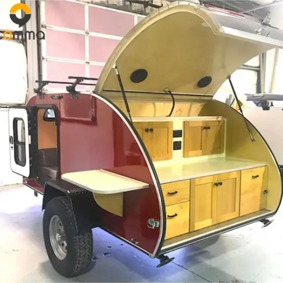 Australian Standards Mini Off Road Caravan Travel Rv House Teardrop Camper Trailer