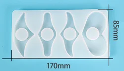 Hot Sale DIY Book Page Holder Silicone Resin Mold Handmade Thumb Bookmark Resin Mold For Book Lovers