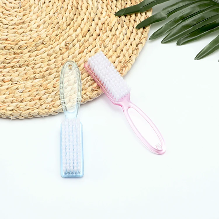 Long Handle Scrub Dust Brush Nail Salon Manicure Nail Cleaning Brush