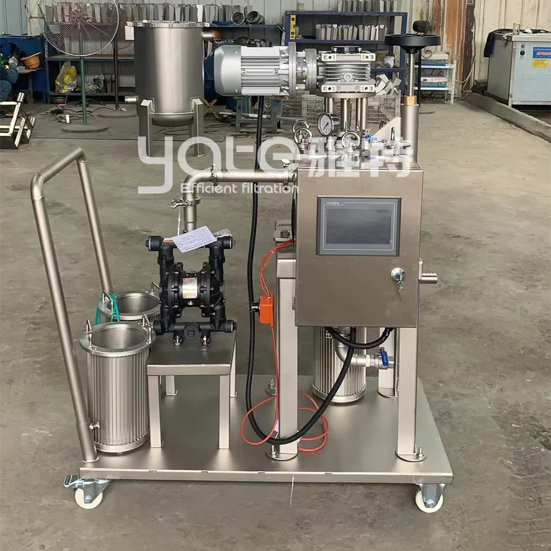 Filtration Industry 12 Years Experience Fine Chemical Large Flow Stainless Steel Automatic Internal Scraper Filter