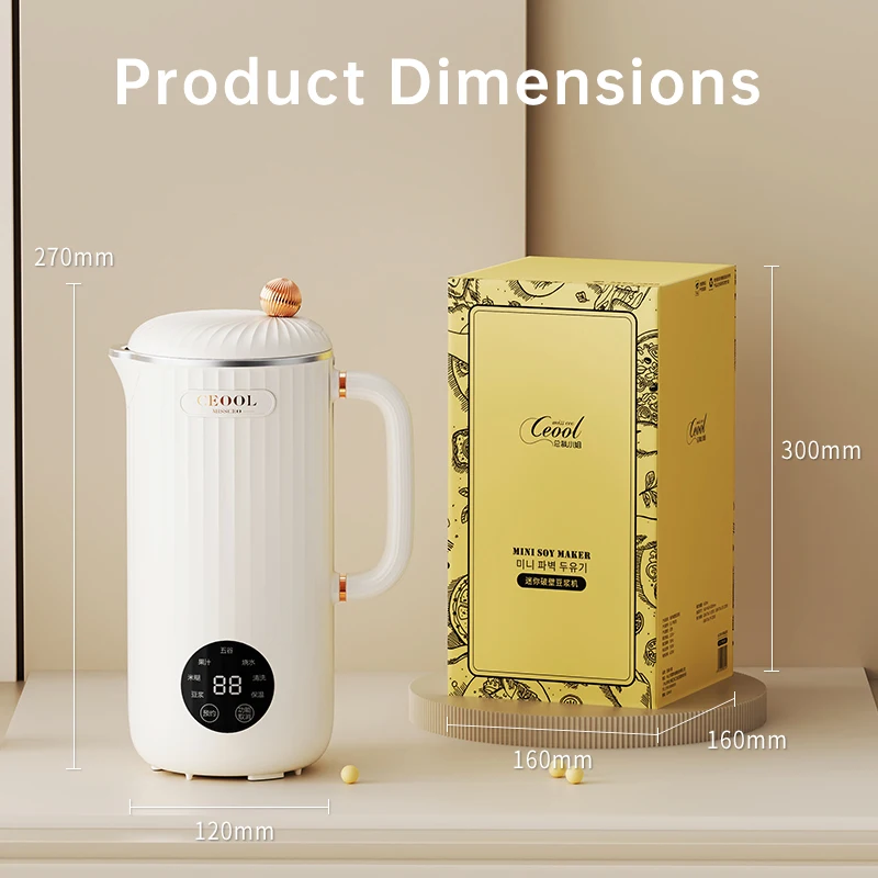 Food Processor Blender Mixer Mini Spice Multifunctional 6 In 1 Soymilk Machine Multipurpose Hand Usb Hot Electric Soup Maker