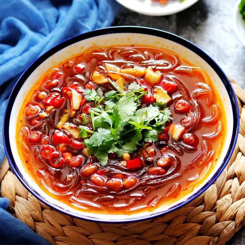 400g hand-made hot and sour vermicelli without seasoning arrowroot vermicelli rice vermicelli rice noodle sweet potato powder