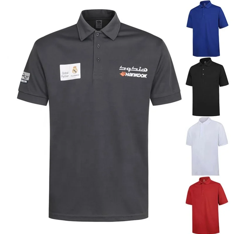 
custom 100 polyester breathable mens Golf camisa plain Polo Shirts 100% cotton with embroidery custom logo 