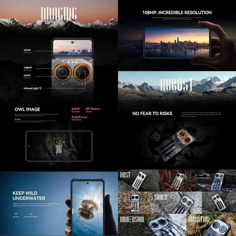 Original IIIF150 Air2 Ultra 5G smartphone 120Hz 16GB+512GB 108MP camera ultra-thin Android 13 5G mobile phones