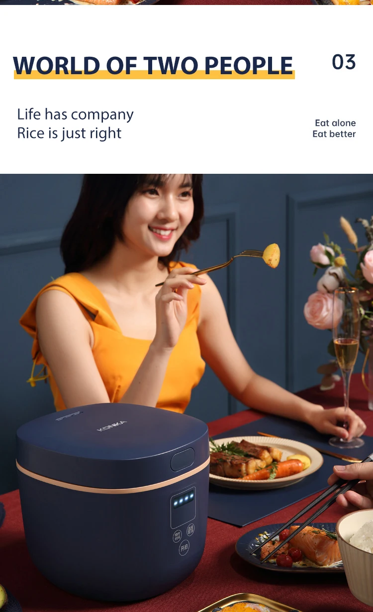 Konka Mini Rice Cooker Home Dormitory Small Appliances Multifunctional Smart Rice Cooker Cooking