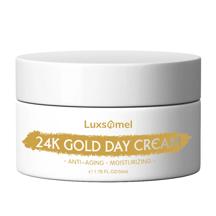 OEM Private Label 24K Gold moisturizer Face Whitening Pure Gold Cream without Side Effect