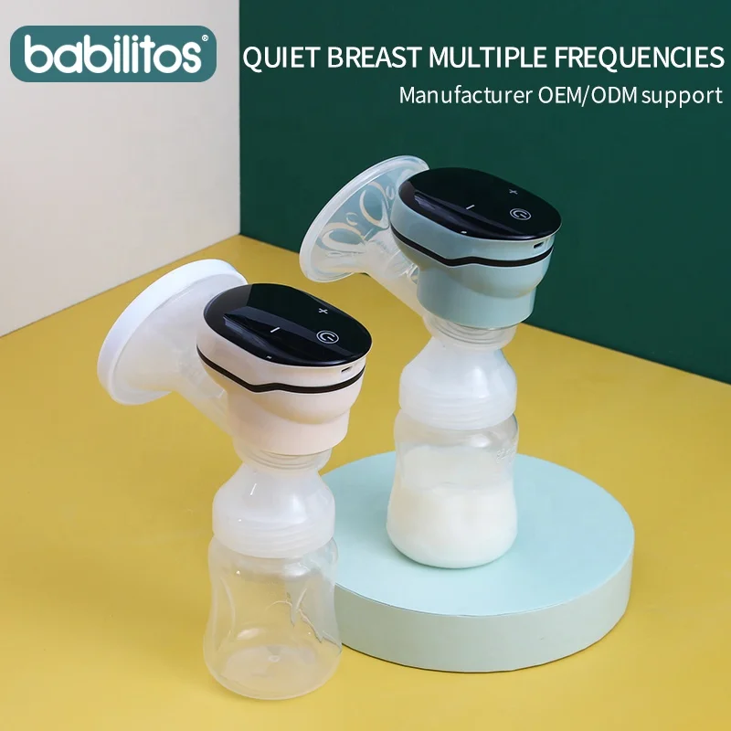 China hot sale integrate electric breast pump BPA Free baby feeding products  portable electric breast pump