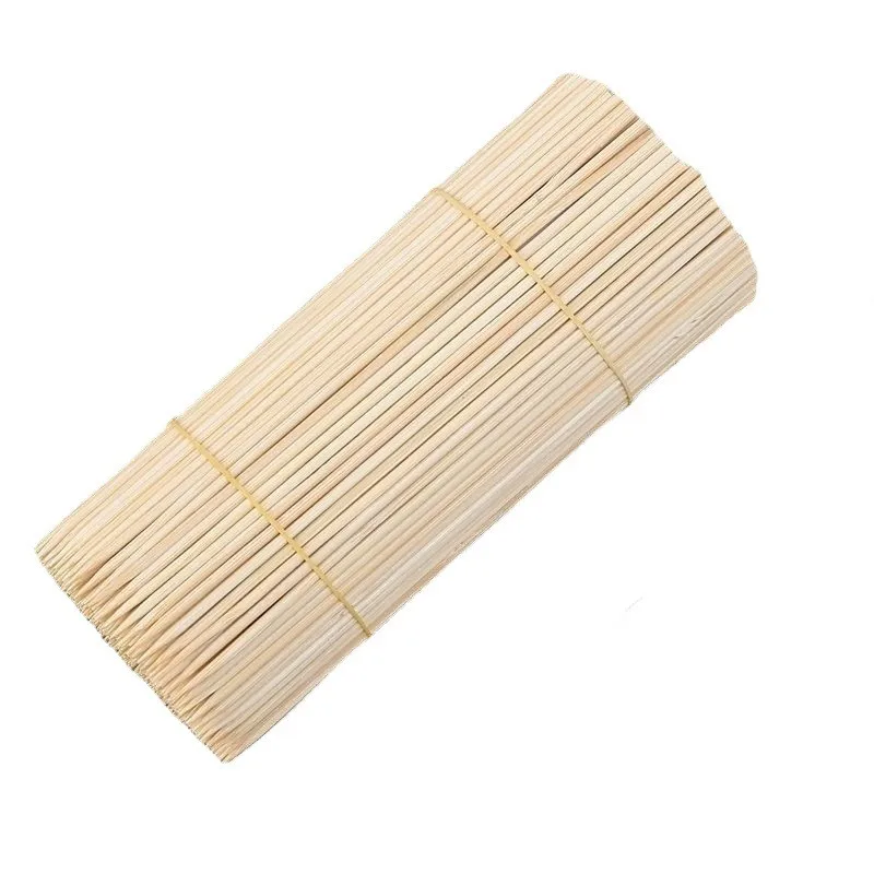 Bamboo Barbecue Skewers Stick Suppliers Sauce Pancake BBQ Sausage Stinky Bean Curd String Disposable Bamboo Sticks Wholesale