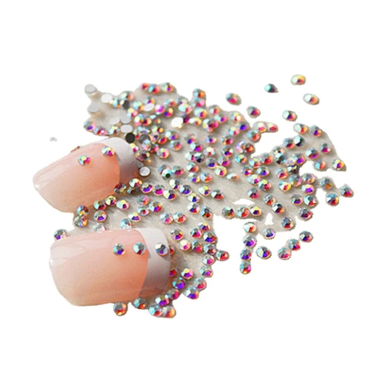 JP Factory High Quality round Hotfix Crystal Rhinestones Flatback Style Babble Glue for Shoes and Nail Art Direct from Korea