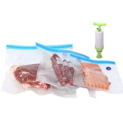 Resealable Vacuum Nylon Bag Food Fresh Storage Bags