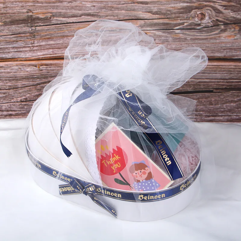 AN High-grade Creative Baby Cradle Crib flower Box Full Moon gift Box Packing soap bouquet gift box