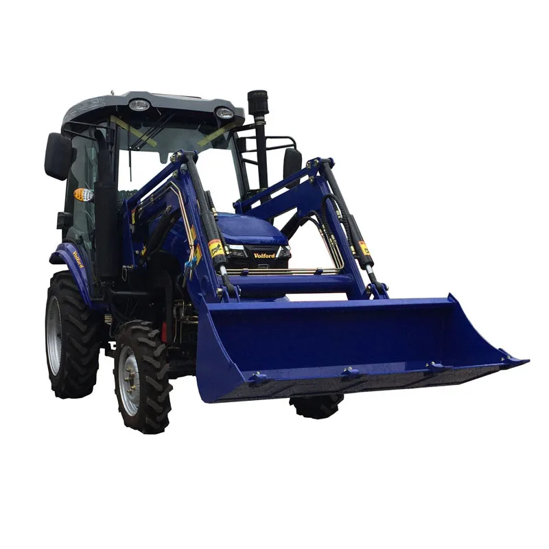 30hp 4wd Volford chinese mini tractors with front loader rotary tiller for sale