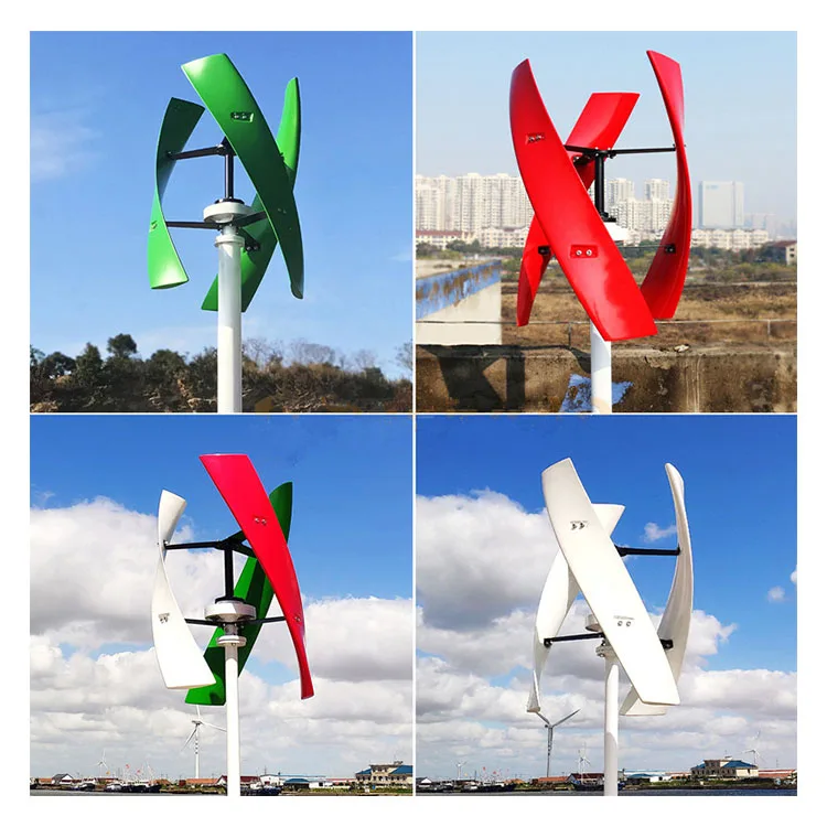 CF-100S X-Type Vertical  micro Wind Turbin Generator customized Factory small mini wind turbine 10kw 5kw power generator system