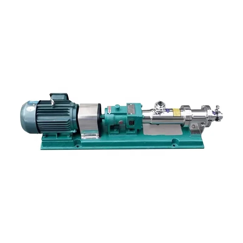 Mayonnaise pump Salad Dressing pump Vinas Stainless Steel Food Grade Mono Screw Pump