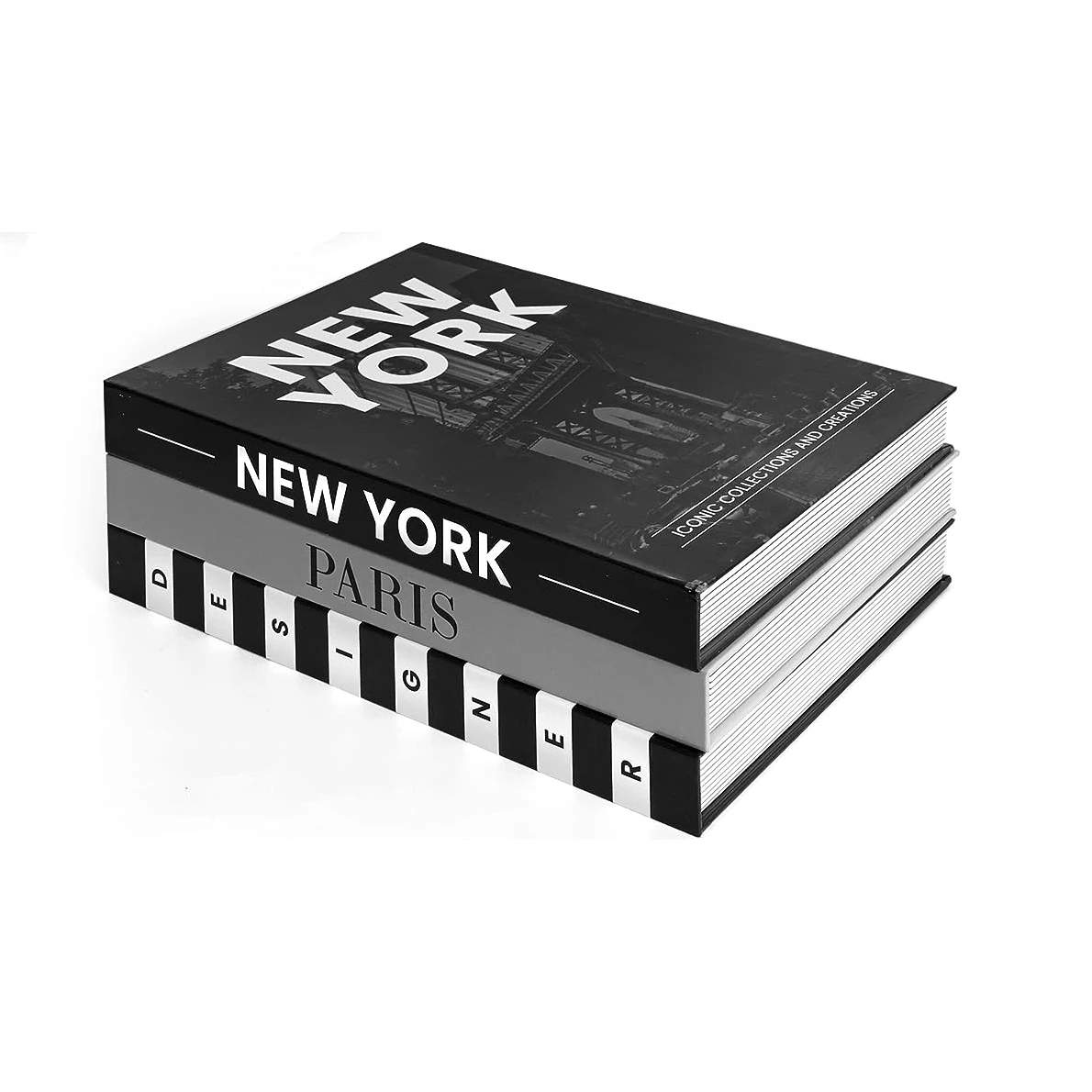 SESE Factory Price Personalised Print Custom Faux Book For Home Decor Decoration Luxury Brand