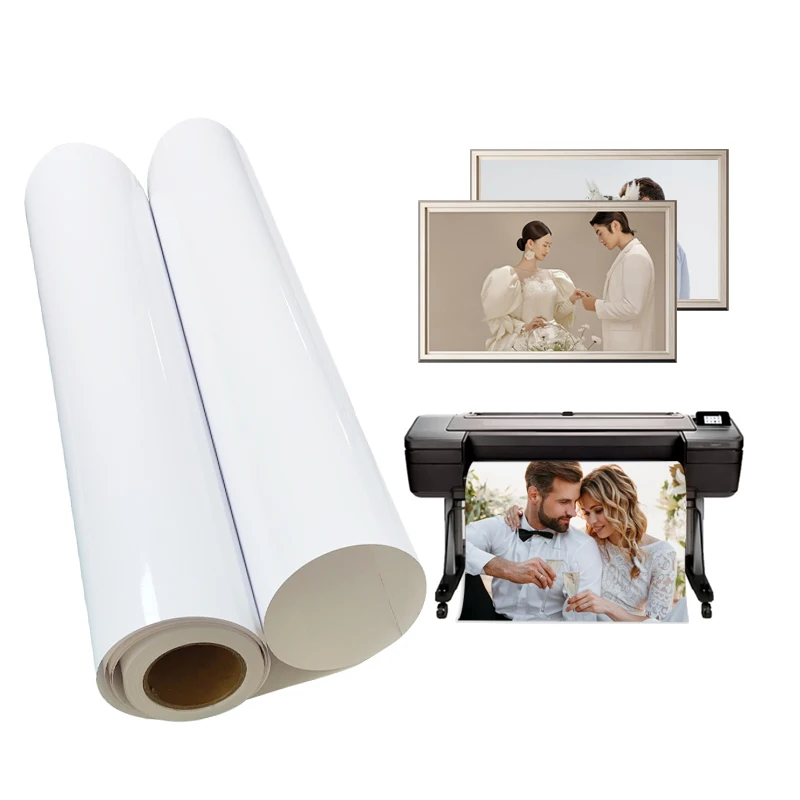 260gsm Large Format RC Photo Paper Glossy Pigment Dye Inkjet Photo Paper Roll