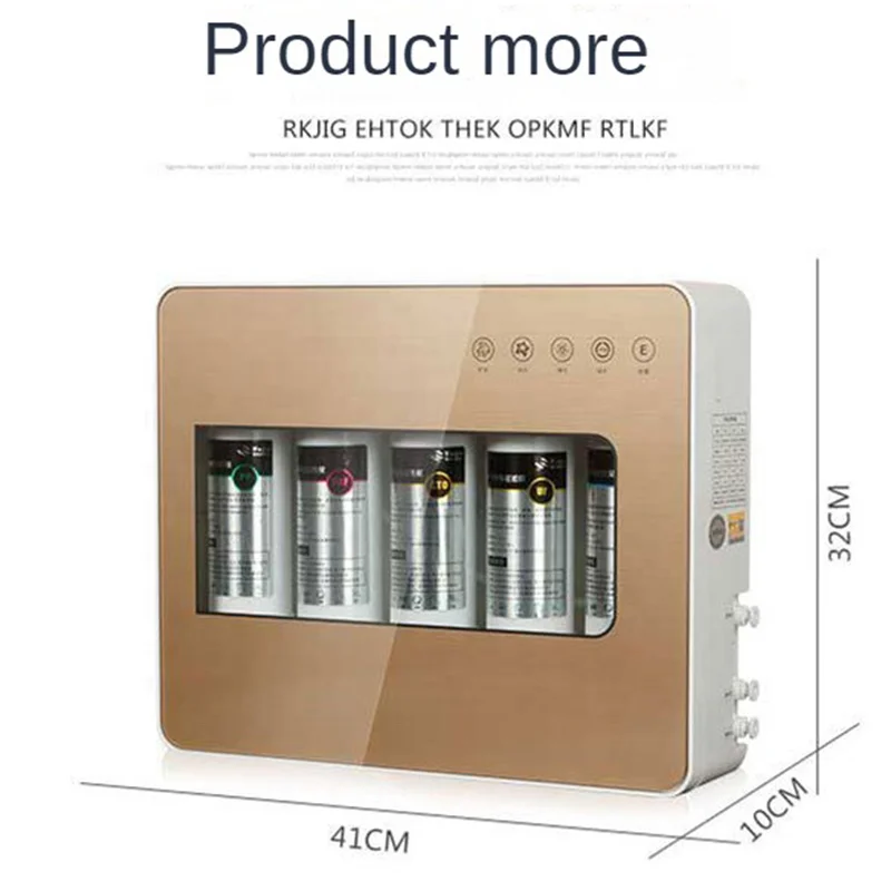 OEM/ODM Home Kitchen Sink PP GAC CTO UF T33 5 Stage Direct Drinking UF Water Filter alkaline water purifier