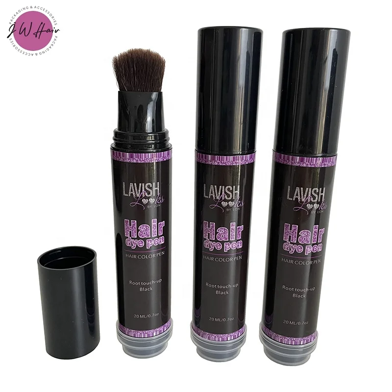 Professional Hair Color Stick Custom Private Label Touch Up Root Dye Pen For Grey Hair