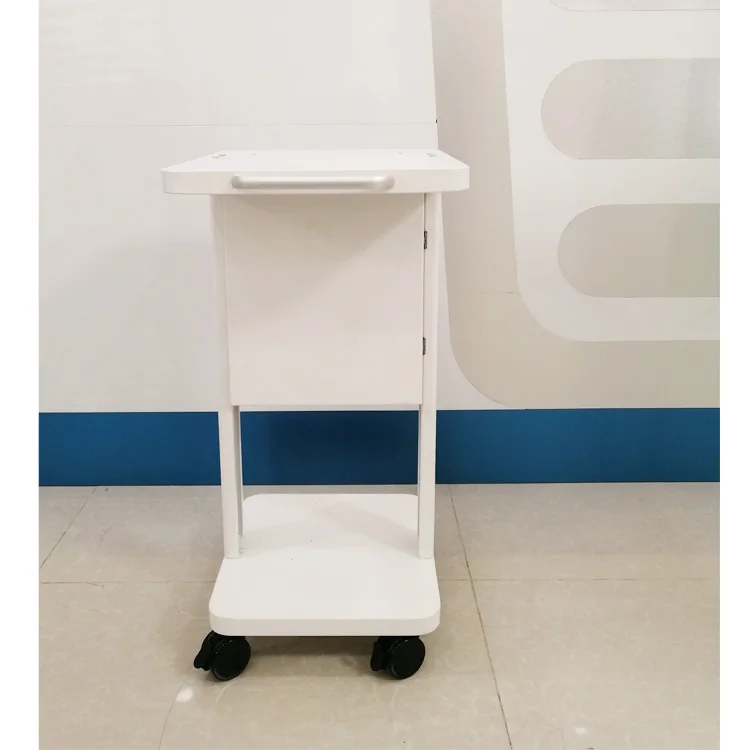 2020 portable facial 4 wheels Roller beauty machine salon trolley stand for ipl and 808nm laser machine