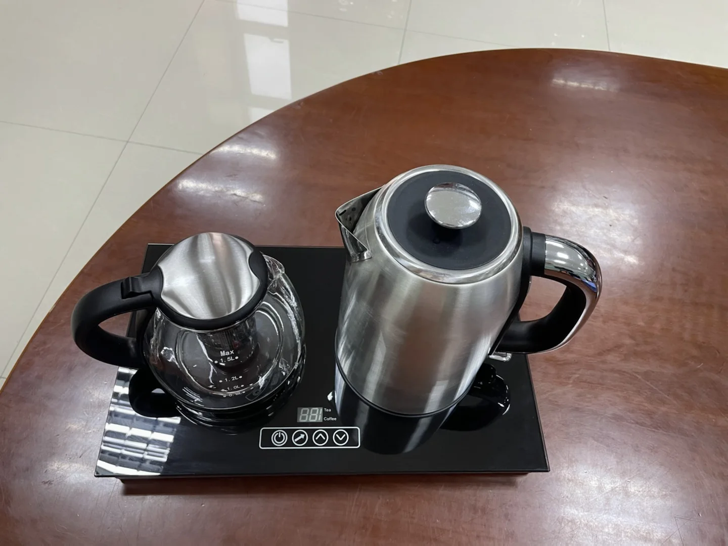 High Quality Electric Tea Maker Set   tea pots & kettles  CE/CB/ETL Approved Coffee & Tea Tray Set