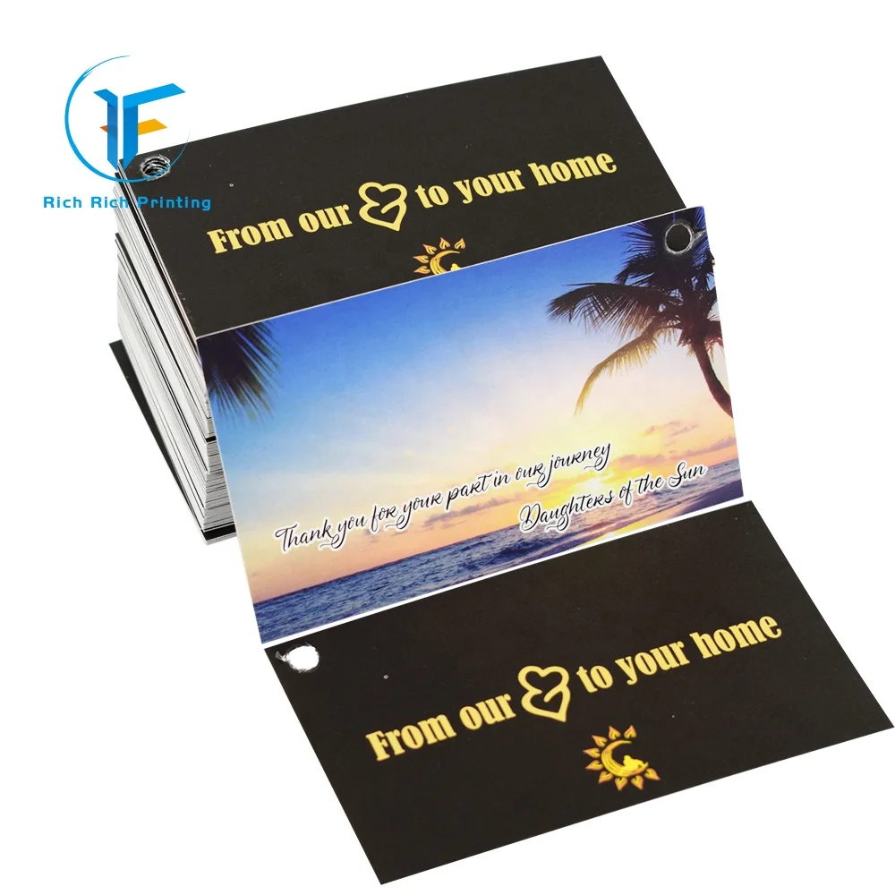 
Customized size postcard double side printing cheap price color paper business cards in black card stock 