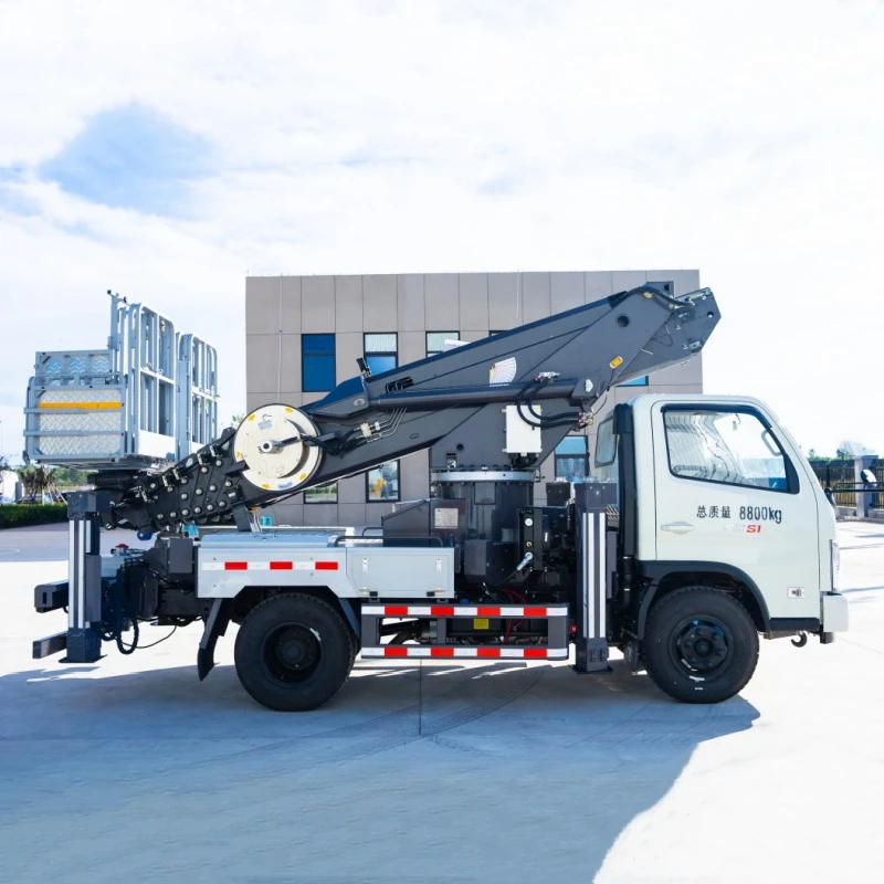 High Quality 31 Meters Remote Control High-altitude Operation Aerial Truck Mounted Aerial Working Platform For Sale