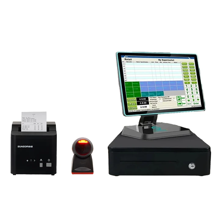 Customized Professional  Restaurant Ordering Machine Billing Machine Payments Terminal With Customer Display