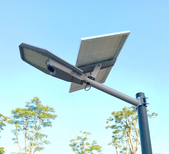 600W LED street lamp solar light IP65 AL sensor without arm pole 6500K SMD5050 high lumen 3000LM