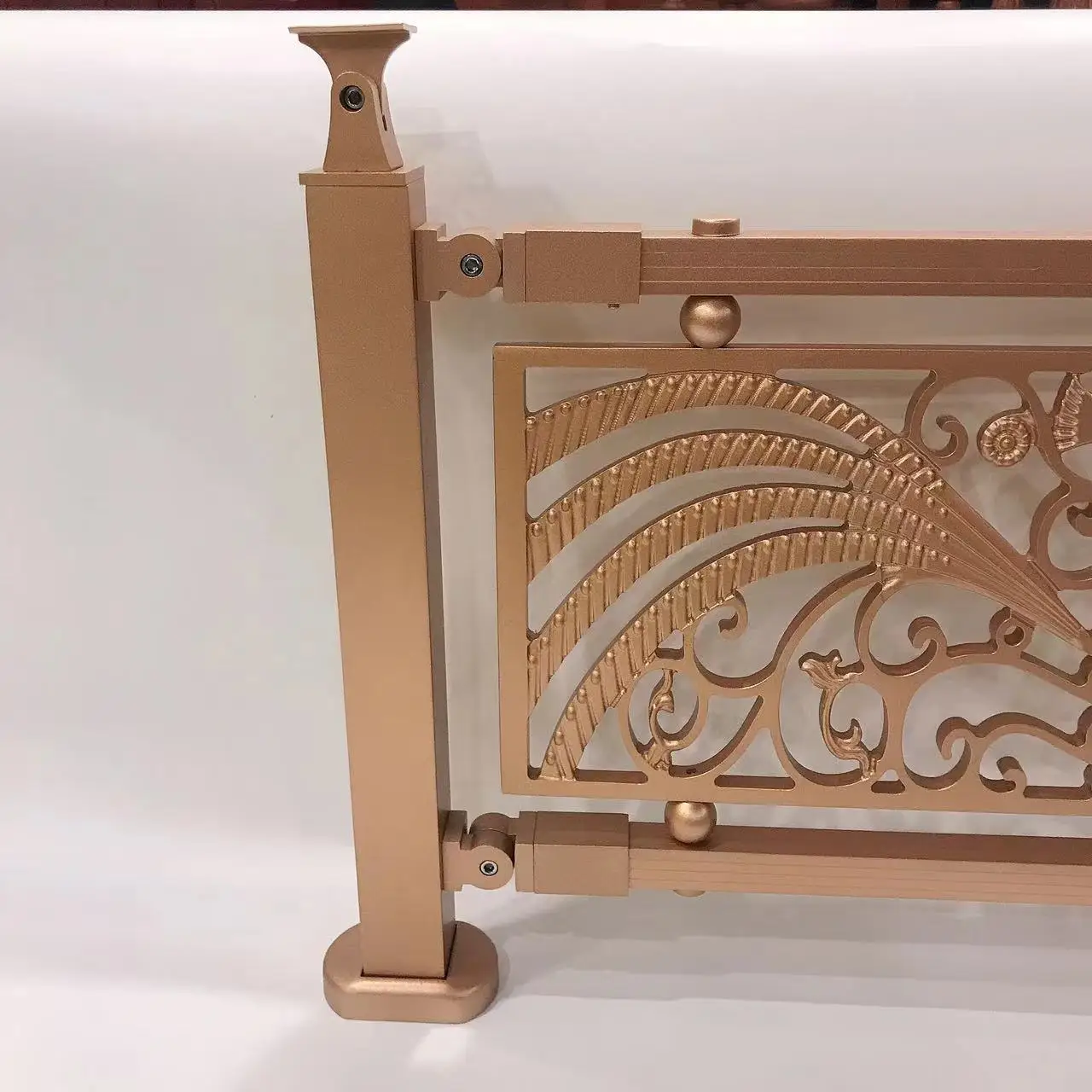 Wholesale customized copper stair handrails with beautiful design