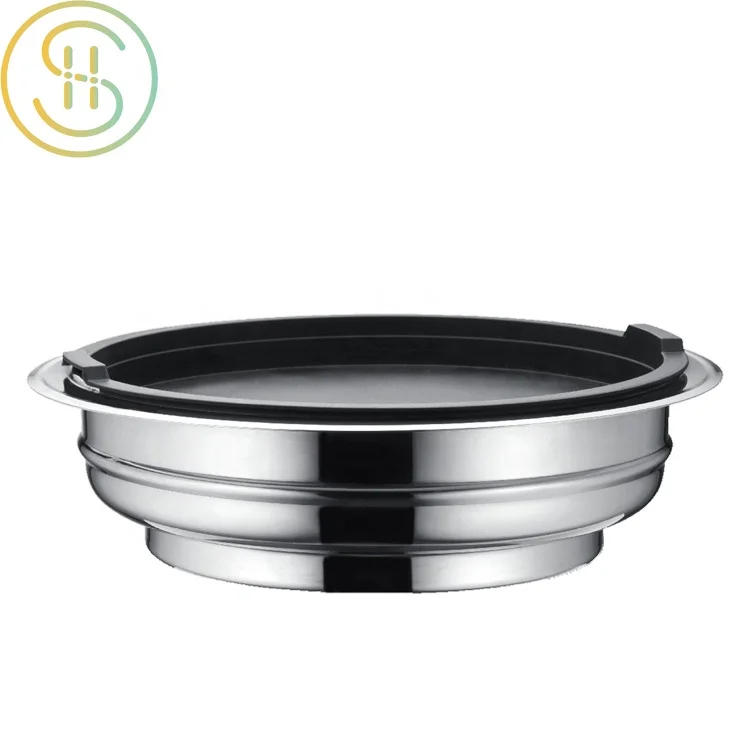 Stainless steel 304 cookware set induction 21pcs wide edge pot and pan set for home kitchen cooking