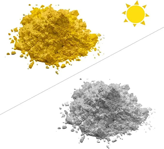 Color Changing Powder Photochromic Powder Sunlight Ultraviolet Pigment Sense Discoloration Powder for Nail
