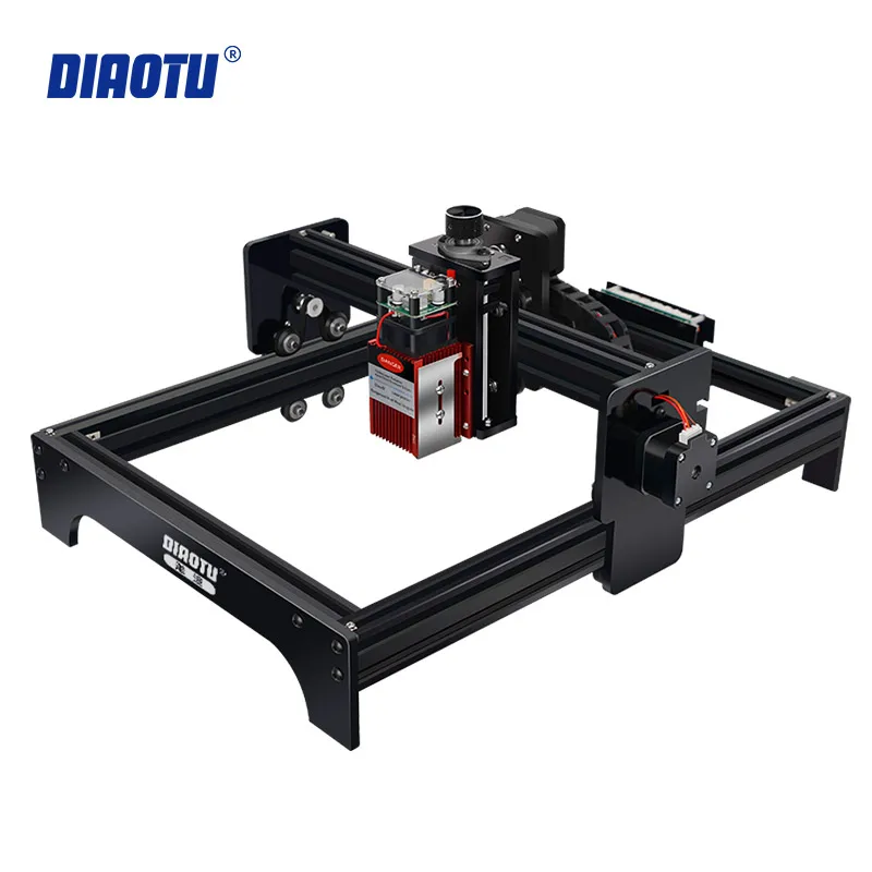 Diaotu T1 Affordable Mini Laser Engraving Machine Wood Laser Engraver CNC Laser Engraving and Cutting Machine with Rotary