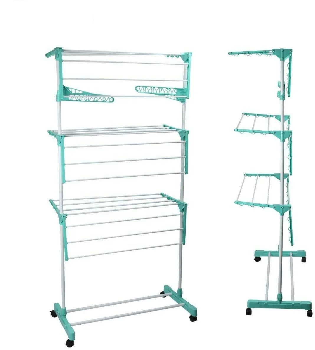 3 TIER CLOTHES TOWEL AIRER LAUNDRY DRYER CONCERTINA INDOOR OUTDOOR PATIO HORSE