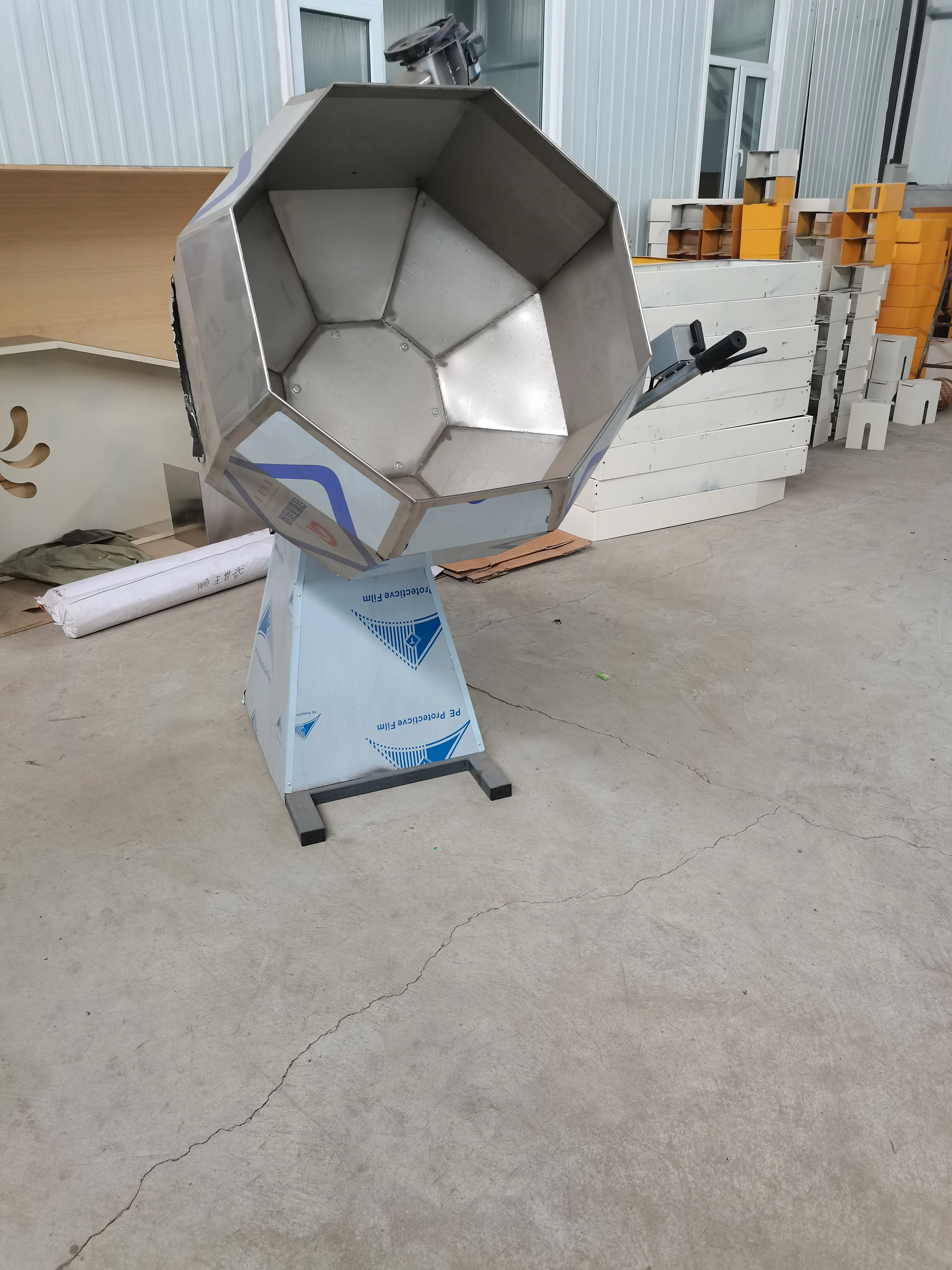 2023 New snack food seasoning flavoring powder peanut coating machines