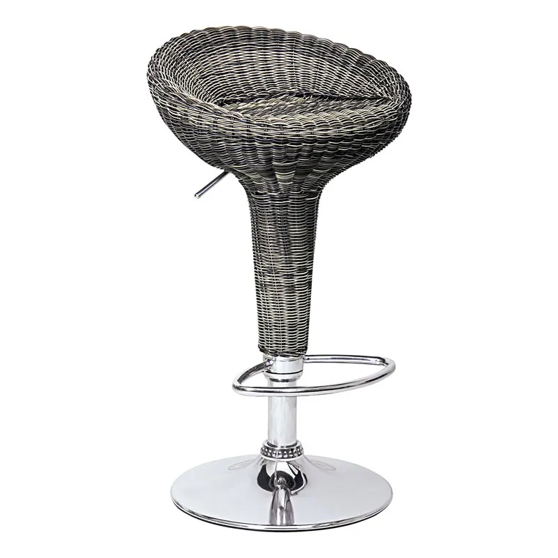 Wholesale Good Quality Swivel Counter Height Tall Black Modern Metal Counter Bar Stools Chair