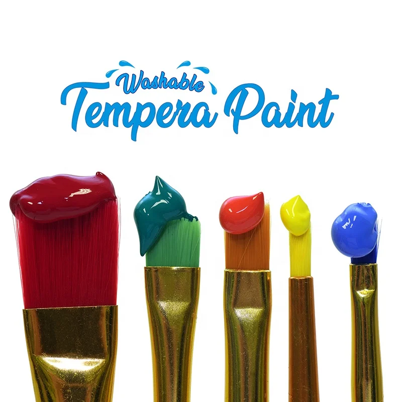 Liquid Tempera Bulk Paint for kids 1kg ,12 Colors, Great for Arts & Crafts and School
