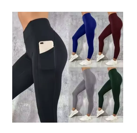 Workout Girls Fitness Sports Leggings Gym Wear Yoga tights woman leggings Women pants with Pocket Women Leggings