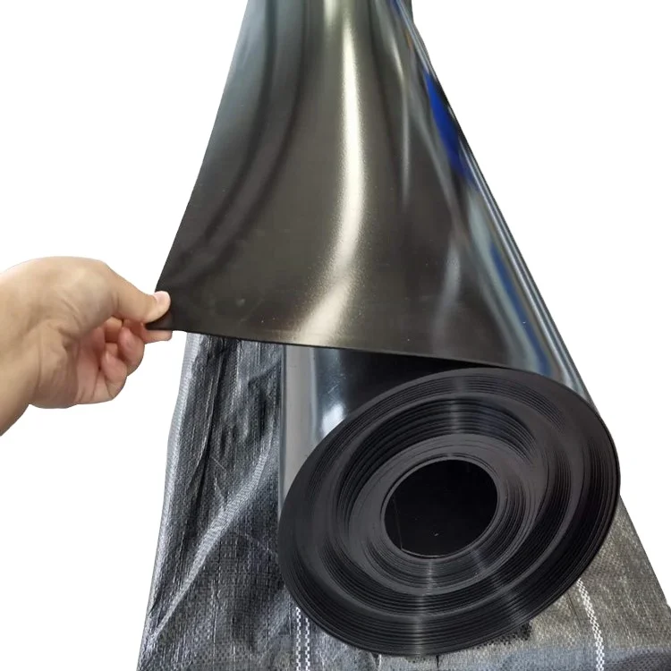0.8 mm hdpe fish farming pond liner/ tank geomembrane black sheet